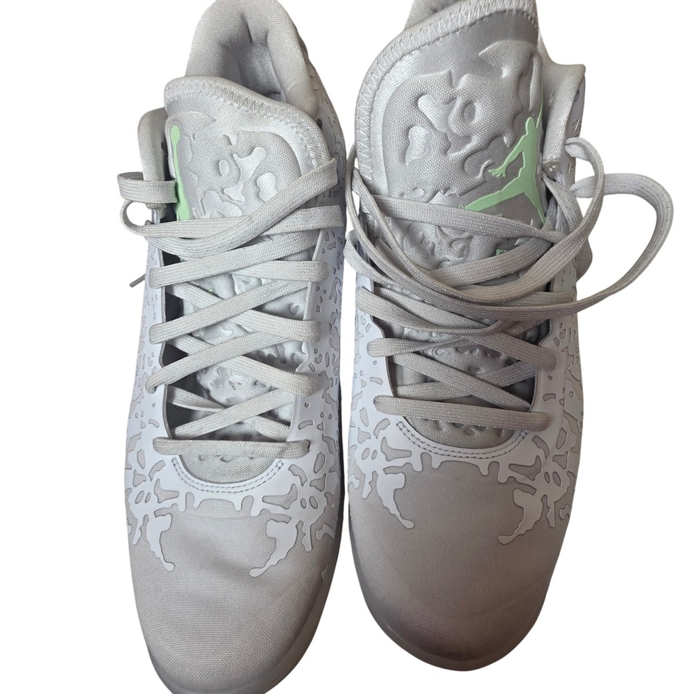 Jordan Zion 3 Off White/Vapor Green Mens Size 13 Basketball Shoes DR0675-103 - Picture 4 of 7